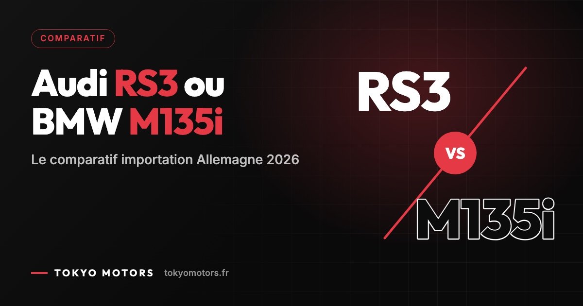 Comparatif Audi RS3 contre BMW M135i à l'importation