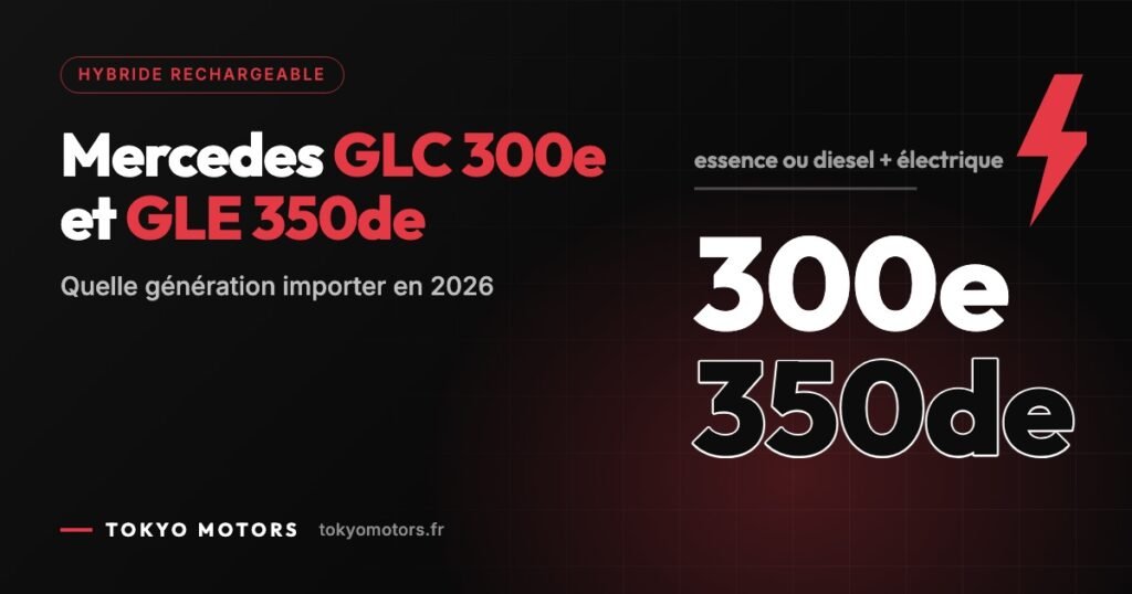 Mercedes GLC 300e et GLE 350de d’occasion en Allemagne : quelle génération importer en 2026