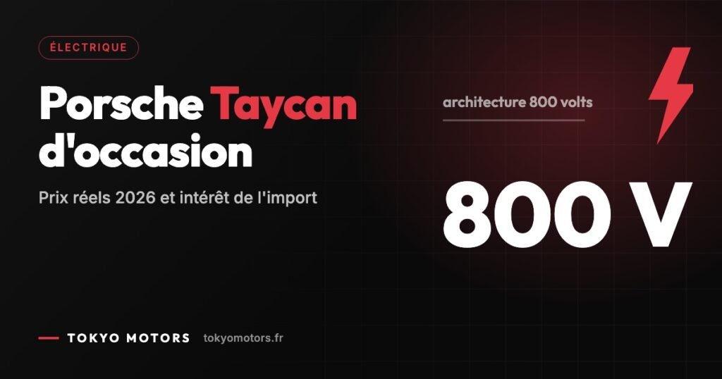 Porsche Taycan d’occasion en Allemagne : prix réels 2026 et intérêt de l’import